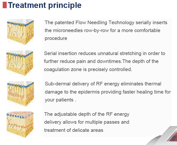 Permanent Makeup Skin Tightening Radio therapy Korea Microneedle Fractional RF Device