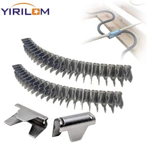 Quality Furniture Parts M66 Sofa Spring Mattress Steel Staples Clips For Bed Frames for sale