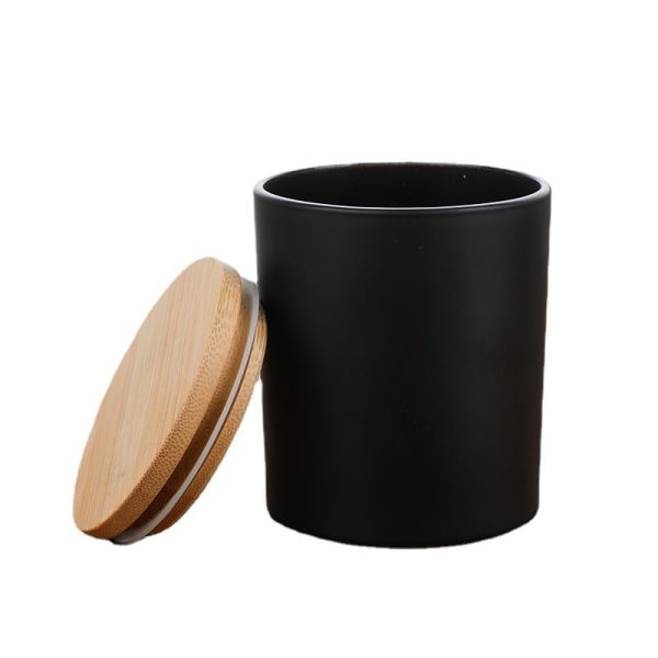 Bamboo Candle Jar Lid - Eco-Friendly Wooden Cap with Airtight Seal