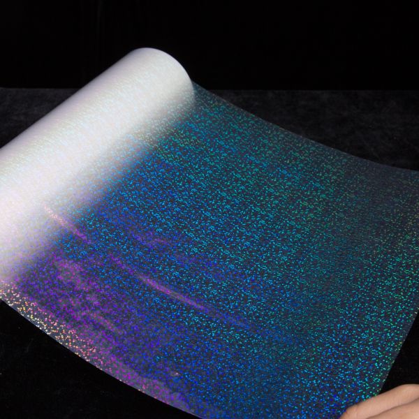 PET Transparent Holographic Thermal Film with EVA Glue Hot Lamination Solution for Premium Packaging, Labels & Gift Boxes