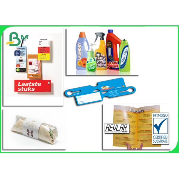 Waterproof Tree free 130um White Matt Synthetic Paper for Lables