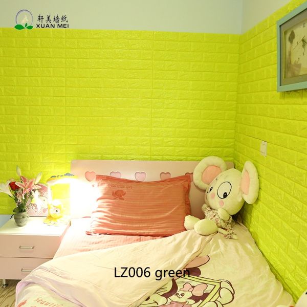 DIY Self Adhesive EVA Foam Wallpapers 3D Brick Wall Stickers for Modern Living Room Decor and Waterproof TV Background