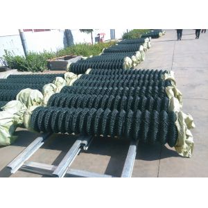 Quality Closely Spaced Cyclone Wire Diamond Chain Link Fence for sale