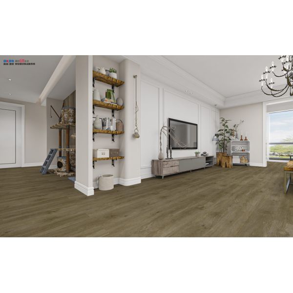 Luxury Indoor Deco Floor SPC Waterproof High Abrasion GKBM LS-W031 Greenpy