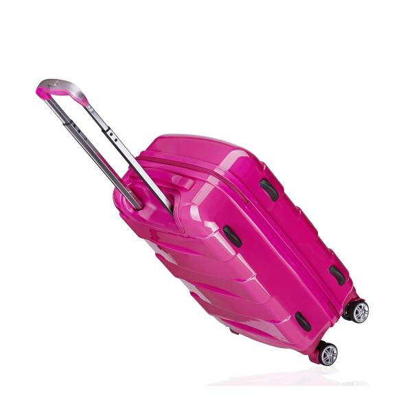 2pcs Luxury Hard PC Luggage Set with 24" Size USB Charging Port TSA Lock Rotating Wheels