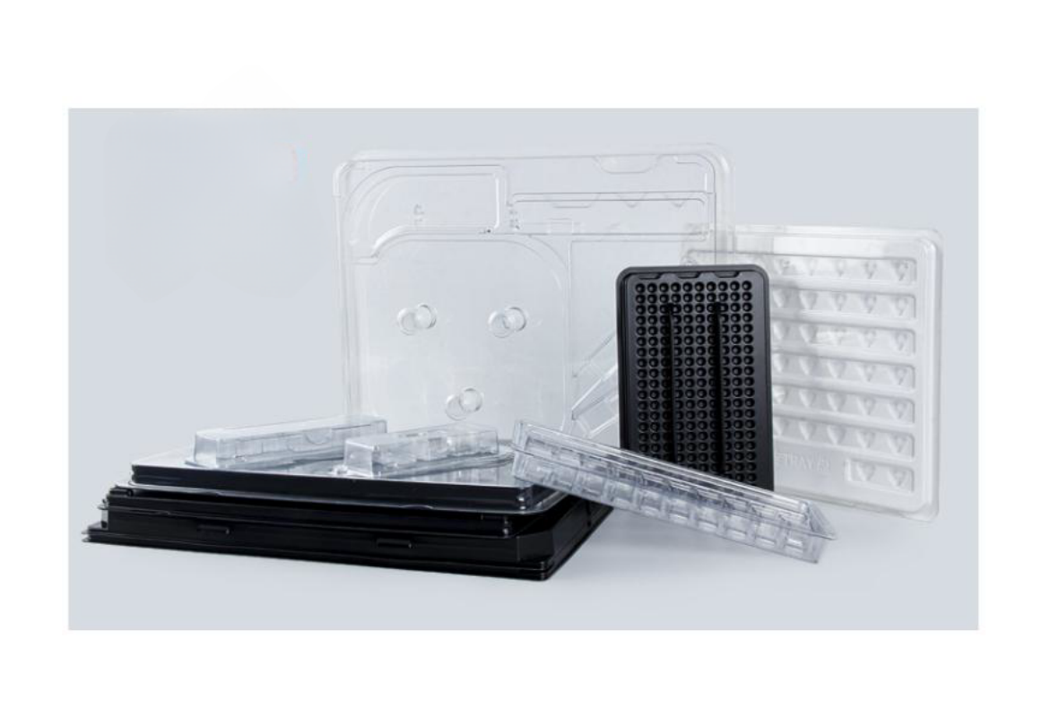 10ml 5pcs Transparent Ampoule PVC Blister Tray Packaging For Water Needle