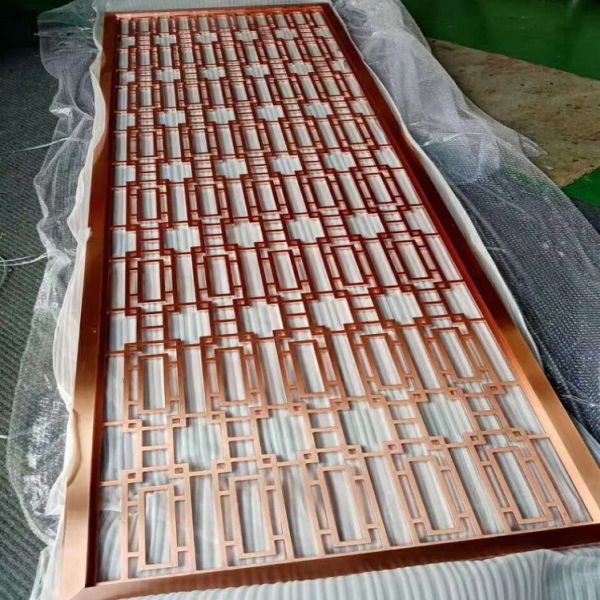 Laser Cut Decorative Perforated Wall Panel Metal Decorative Wall Art Panel