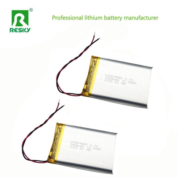 854565 Lithium Polymer Battery Cell 3400mAh 3.7V Pouch Lipo Li-Polymer Batteries