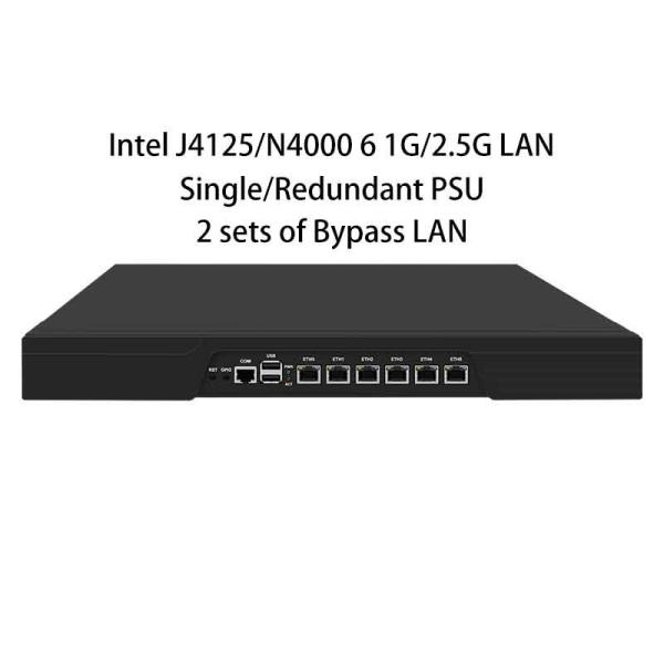 Zynshield 1U Rackmount Firewall Redundant Bypass OPNsense PfSense OpenWRT J4125