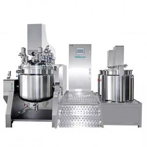 China Multipurpose Vacuum Emulsifying Mixer , 65RPM Cosmetic Cream Mixing Machine on sale