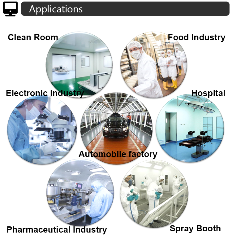 ABS Plastic V Bank Air Filter Plastic Frame 590*590*292mm