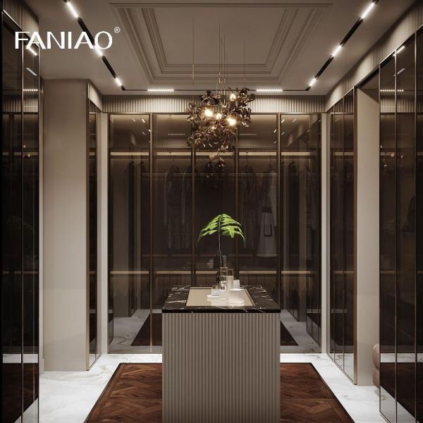 Modern Walk In Closet Wardrobe Custom Systems Design Wood Bedroom Cupboards For Bedroom Open Wardrobe