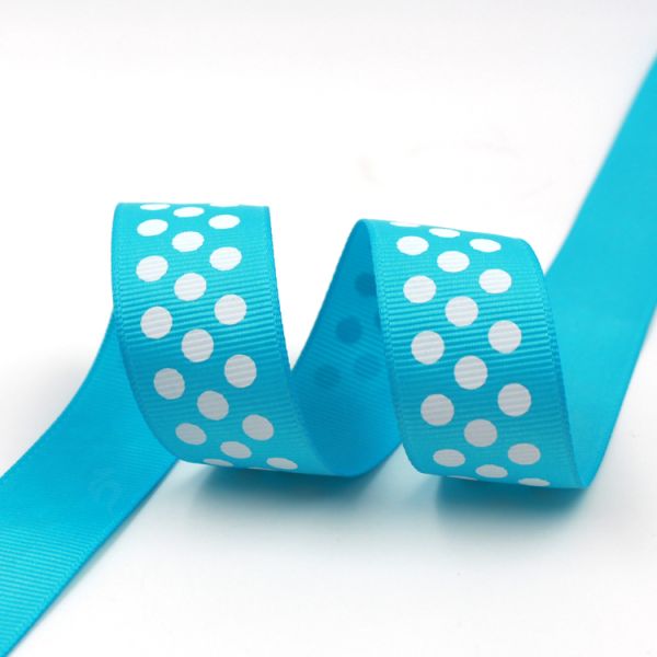 logo dot printed ribbon silk screen