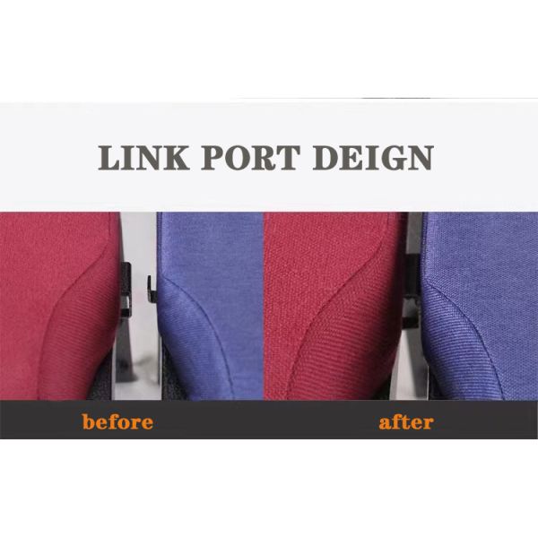 Environmentally Paint Stacking Church Chair Conference Chair 25*25*1.2mm