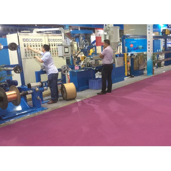 Electrical Cable Plastic Wire Winding Machine Cutting Extrusion Wire Bunching Machine