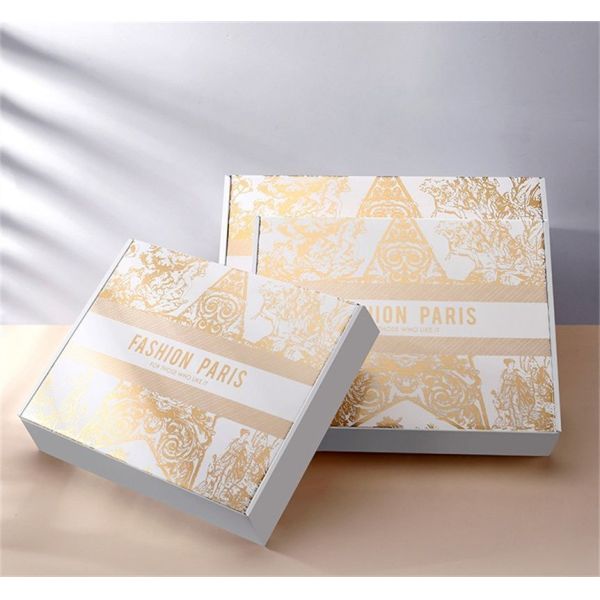 Custom Pink Clothes Jewelry Cosmetic Makeup Food Electronic Folding Mailer Corrugated Carton Woman Gift Box Storage Shipping Moving Packaging Packing Boxes