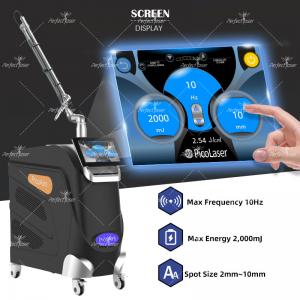 China Picosecond Laser Tattoo Removal Machine 3000W 532nm 755nm 1064nm on sale