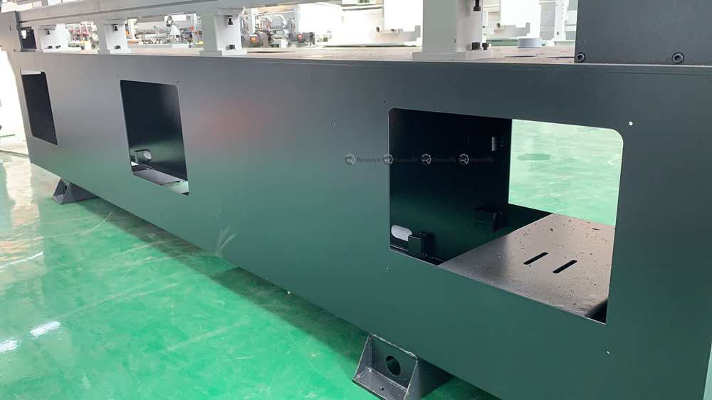 9kw CNC Edge Banding Machine Wood Panels Gluing Edge Lipping Machine 80mm