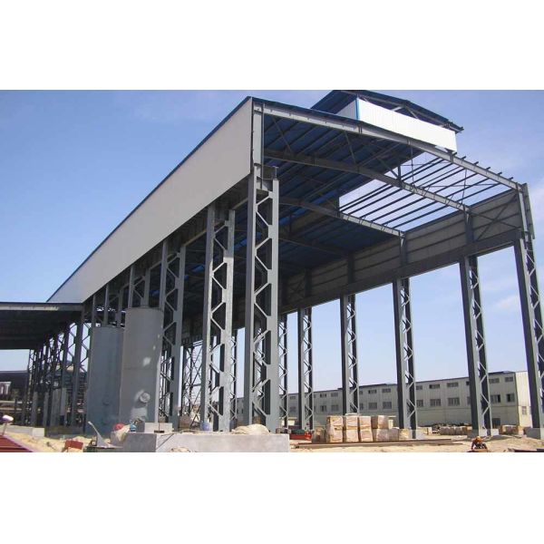 High Strength Light Gauge Steel Buildings Prefabricated H Section Structural Steel Frame