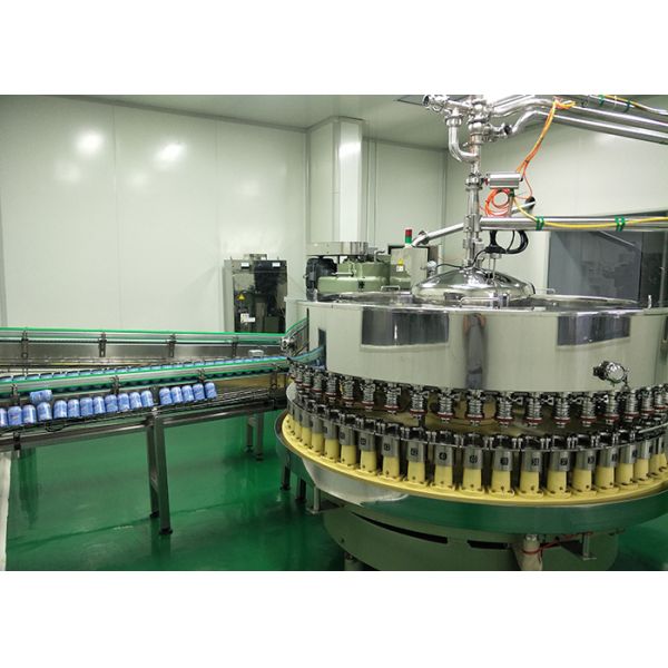 Automatic 330ml Cans Filling Machine For Tea Beverage
