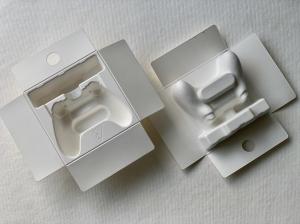 China Smooth Rigid Molded Pulp Packaging For Game Controller Thermoformed on sale