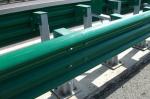 PVC Coating Thrie Beam Highway Guardrail Systems For Traffic Road Protection