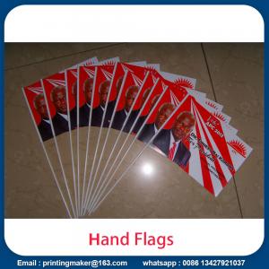 China Custom Hand Held Flags Country National Banner Flag on sale
