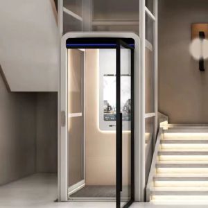 Quality 304 Stainless-Steel Hydraulic Home Elevator with Automatic Doors for sale