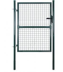 China Green Garden Steel Fence Gates Hot Dipped Galvanized on sale