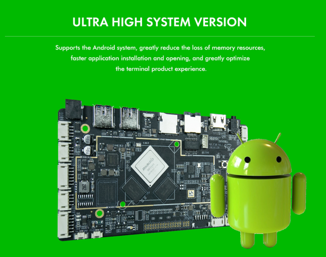 RK3399 Android 10 Embedded System Development Motherboard Industrial Level PCBA 4+32GB Board