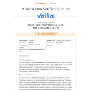 Nisko Hardware Tech Co., Ltd. Certifications