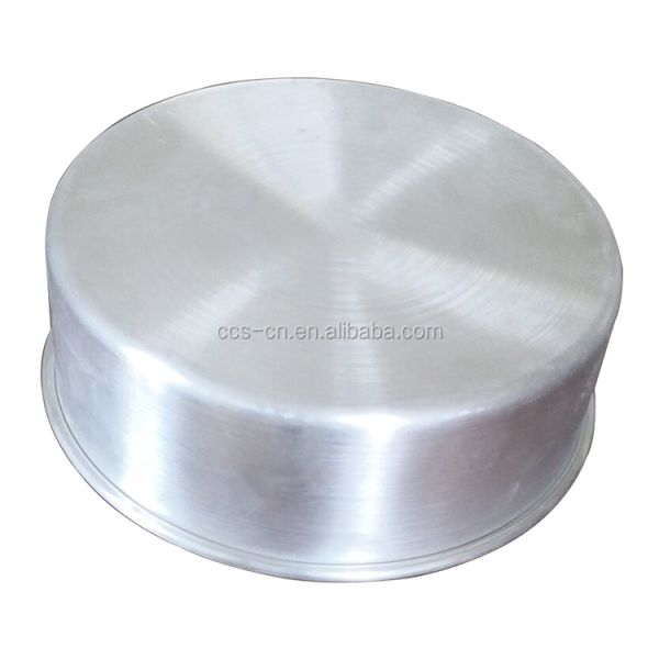 6*2 inch aluminum round non removable bottom cake pan