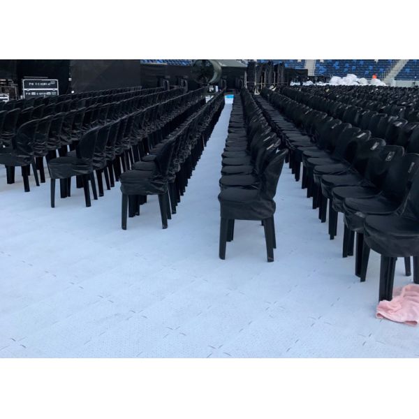 Polypropylene Temporary Outdoor Flooring Lightweight Portable Tent Flooring