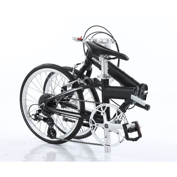 GOMID SHIMANO Kit Gear Cycle Aluminium Alloy Folding City Bike with SCHWALBE Tires Custom Foldable Bicycle Double V Brake