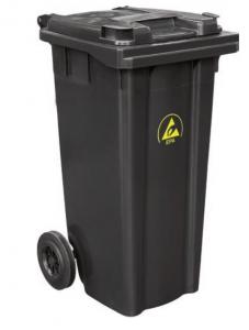 China 120L Antistatic ESD Plastic Garbage Bin Waste Container For Electronic Factory on sale