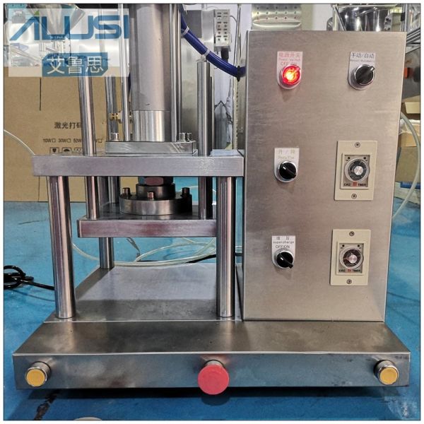 Ailusi Semi Automatic Compact Powder Lab Pressing Machine for Make up Equipments for Sale