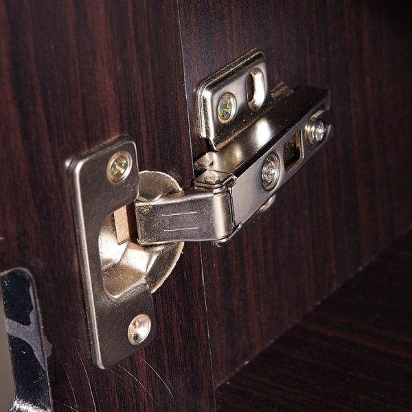 1.73M 8 Layers MDF Mirrored Shoe Cabinet With Ventilation Holes