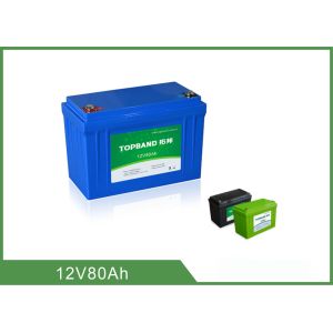 Quality Powerful Reliable 12v 80ah Battery Lithium Iron Phosphate Eco - Friendly for sale