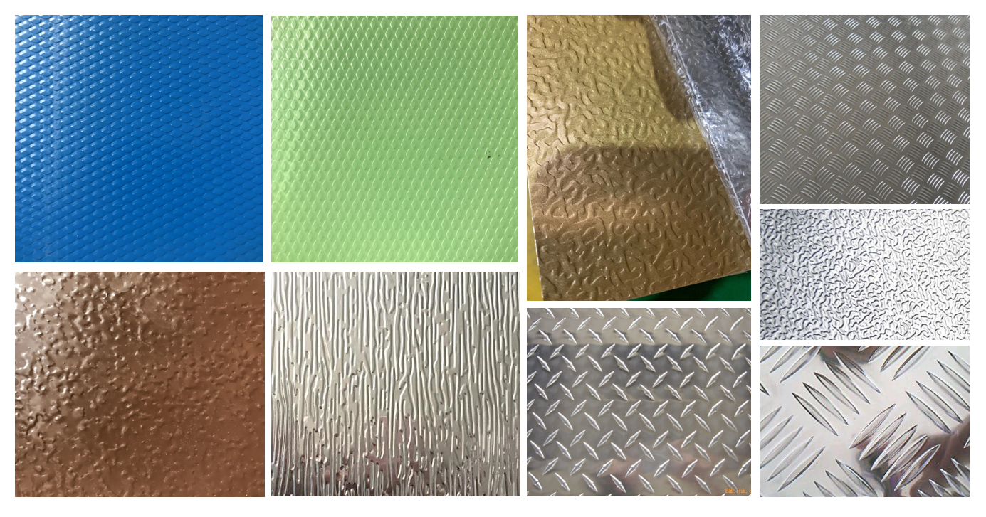 1060 3003 2mm H14 Embossed Aluminum Coil Alloy 4x8 Inch ASTM