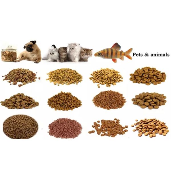 2ton/ H 115KW Pedigree Dog Food Pet Feed Production Line 20×1.2×2.2mm