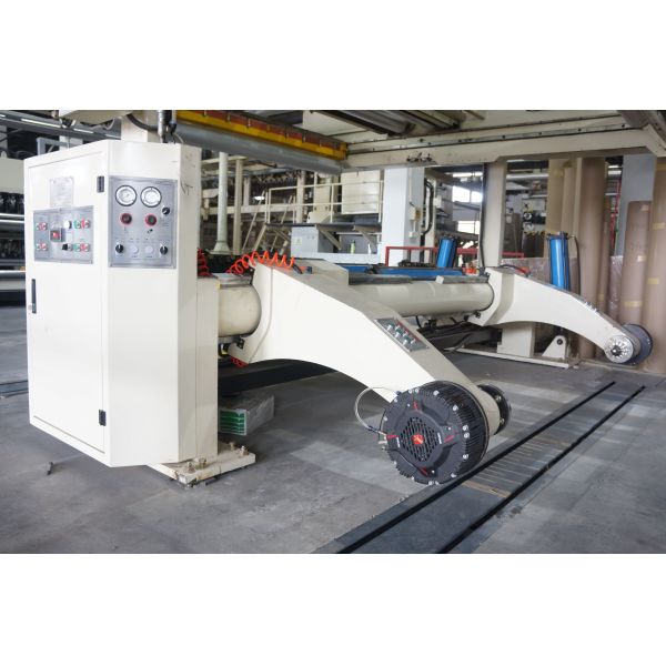 Dpack corrugated Fully Automatic RS-1500H Hydraulic Mill Roll Stand , Paper Roll Stand With Multipoint Brake