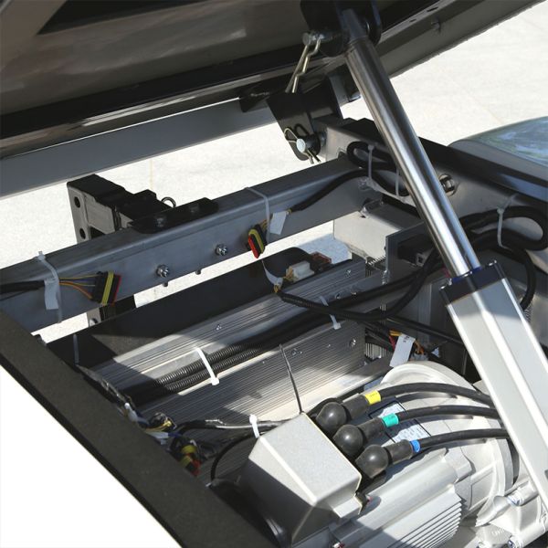 Support OEM Electric Golf Cart with Rear Basket Bed and 2 4 6 Passenger Utility Vehicle Buggy Minimum Grand Clearance 150-200mm