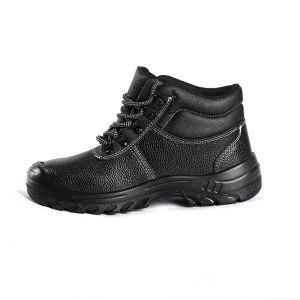 Quality OEM/SHENGJIE Premium Quality Durable Work Shoes Embossed Cow Leather Upper Anti-Static Technology Steel Toe Safety Shoes for sale