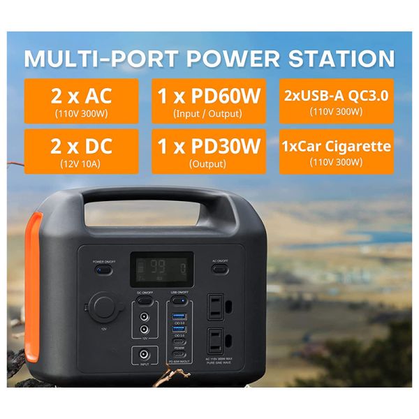 MP500 1000w Lifepo4 Portable Power Station Power Bank 110v 204Wh