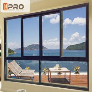 China Sound And Thermal Insulation Aluminium Horizontal Sliding Window  Easy To Install office sliding glass window on sale