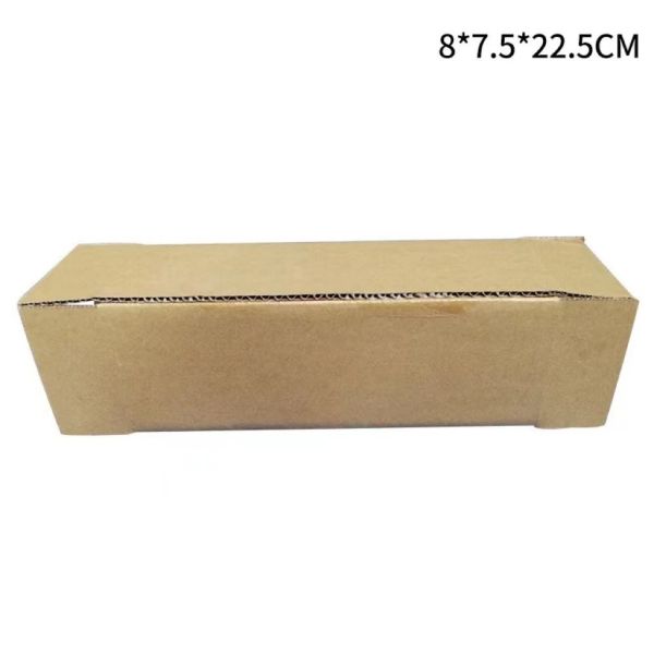 Cuboid Kraft Paper Corrugated Boxes Furniture Shipping Box 9cmx9cmx27cm