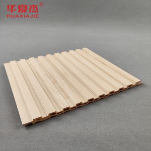 China customized wpc wall panel laminated fluted wpc board home decoration on sale
