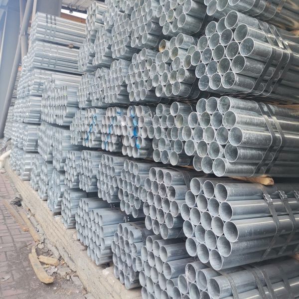 ASTM EN DIN GB Standard Galvanized Steel Pipe / ERW Welded Pipe HDG Pipe Tube
