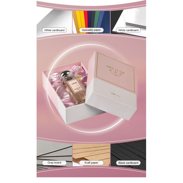 Handmade Cosmetic Paper Box 30ml Perfume Bottle Gift Box Recyclable