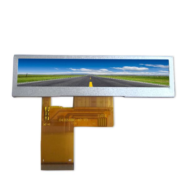 3.8 Inch TFT Display Module 480X76 Resolution 40 PINS RGB Interface Brightness 300c/D